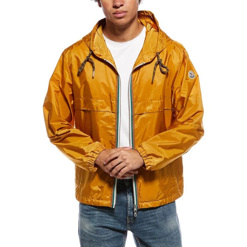 Moncler Mens Nidge Hooded Jacket, Gold